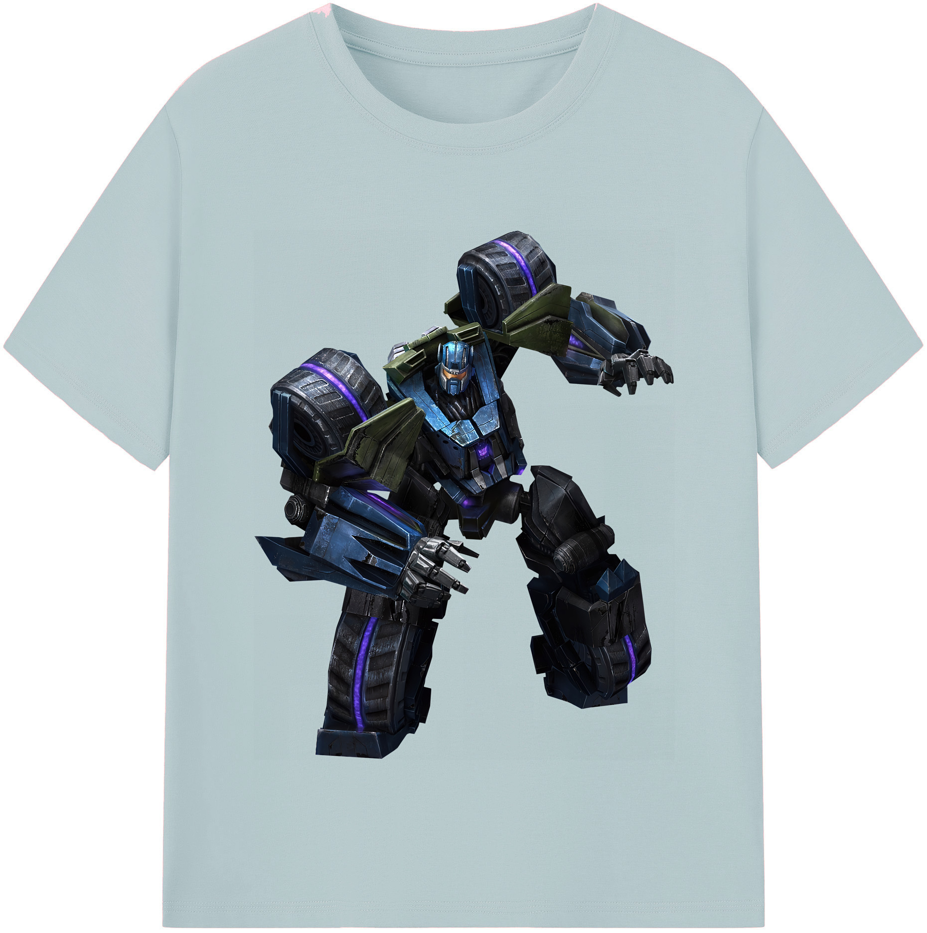 （画像用） Transformers トランスフォーマー 綿100％半袖Tシャツ（フロントプリント）